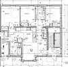 Floor plan Three bedrooms with closets, two baths